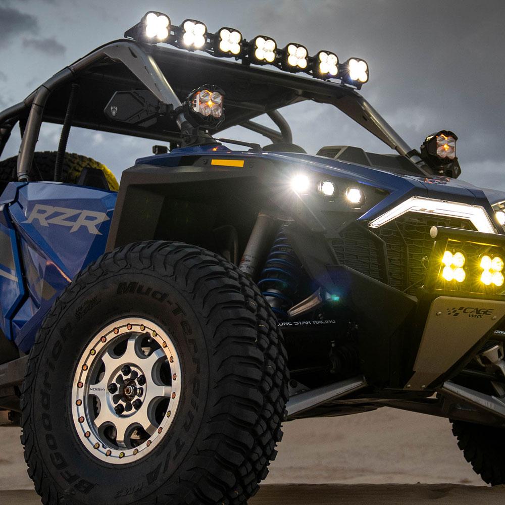 Baja Designs 448093 Polaris RZR Pro R 7 XL Linkable Roof Bar Kit for Select Polaris RZR Pro R 4 Premium, Polaris RZR Pro R 4 Sport, Polaris RZR Pro R 4 Ultimate, Polaris RZR Pro R 4 Ultimate Launch Edition, Polaris RZR Pro R Premium, Polaris RZR Pro R