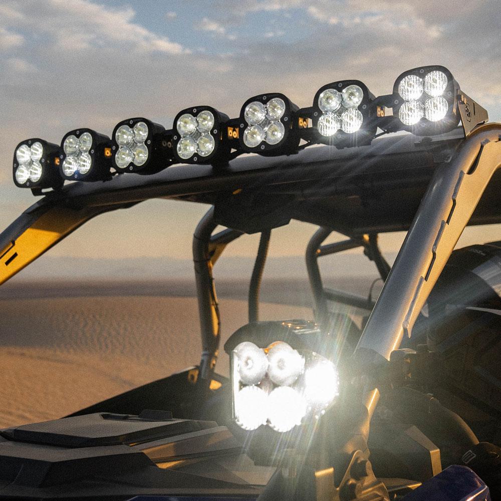 Baja Designs 448093 Polaris RZR Pro R 7 XL Linkable Roof Bar Kit for Select Polaris RZR Pro R 4 Premium, Polaris RZR Pro R 4 Sport, Polaris RZR Pro R 4 Ultimate, Polaris RZR Pro R 4 Ultimate Launch Edition, Polaris RZR Pro R Premium, Polaris RZR Pro R