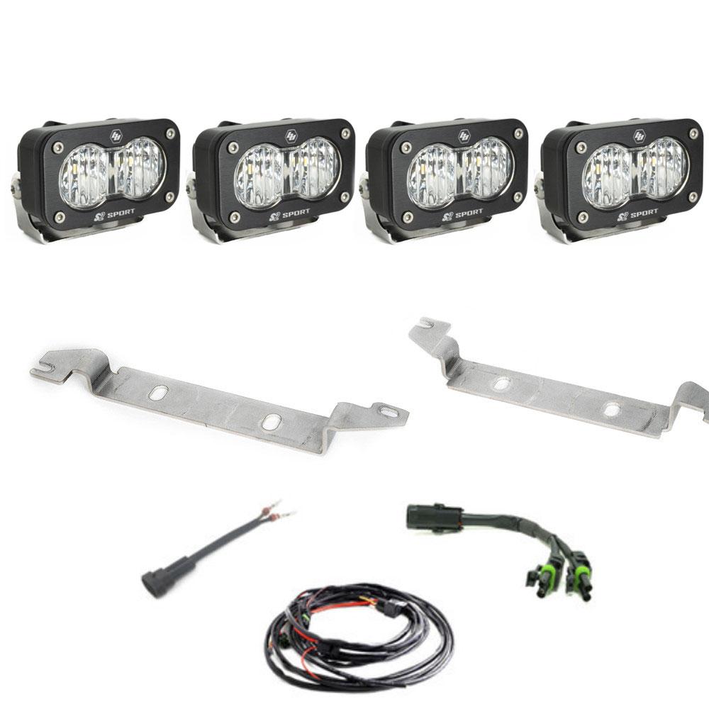 Baja Designs 448135 S2 Sport OEM Fog Light Replacement Kit for Select Toyota Sequoia