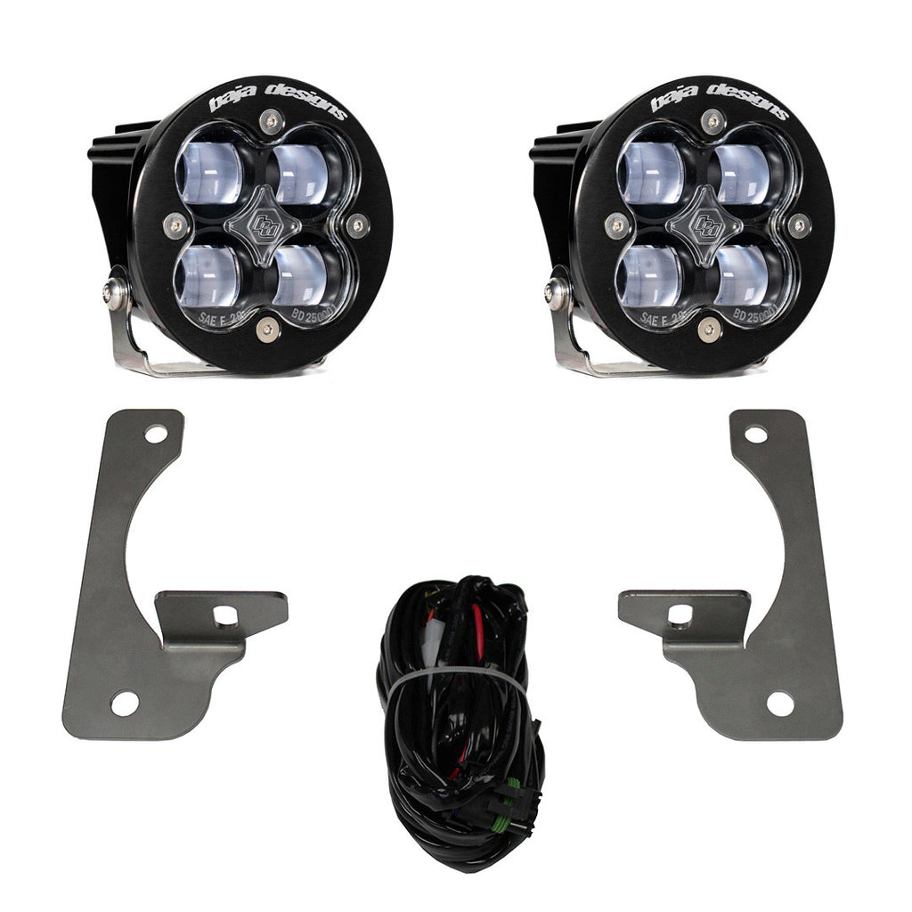 Baja Designs 448144 Jeep JK Squadron-R SAE Fog Pocket Light Kit for Select Jeep Wrangler