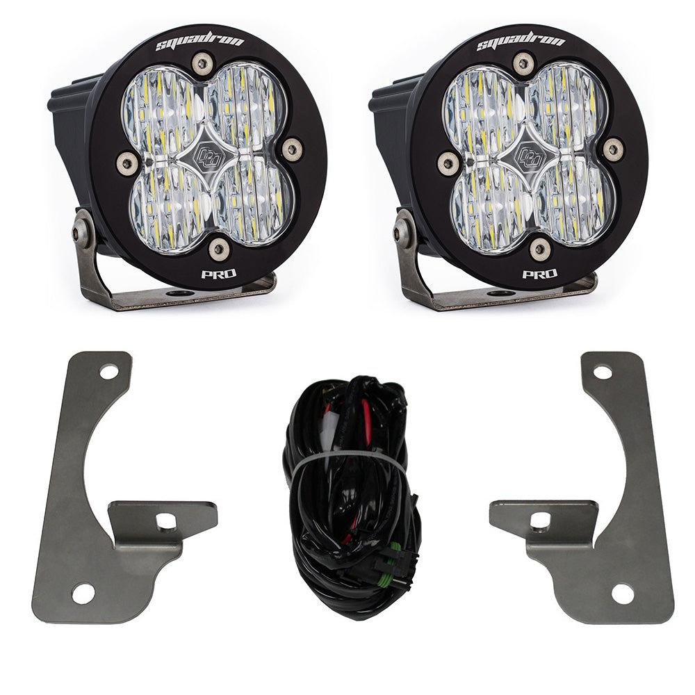 Baja Designs 448149 Jeep JK Squadron-R Pro Fog Pocket Light Kit for Select Jeep Wrangler