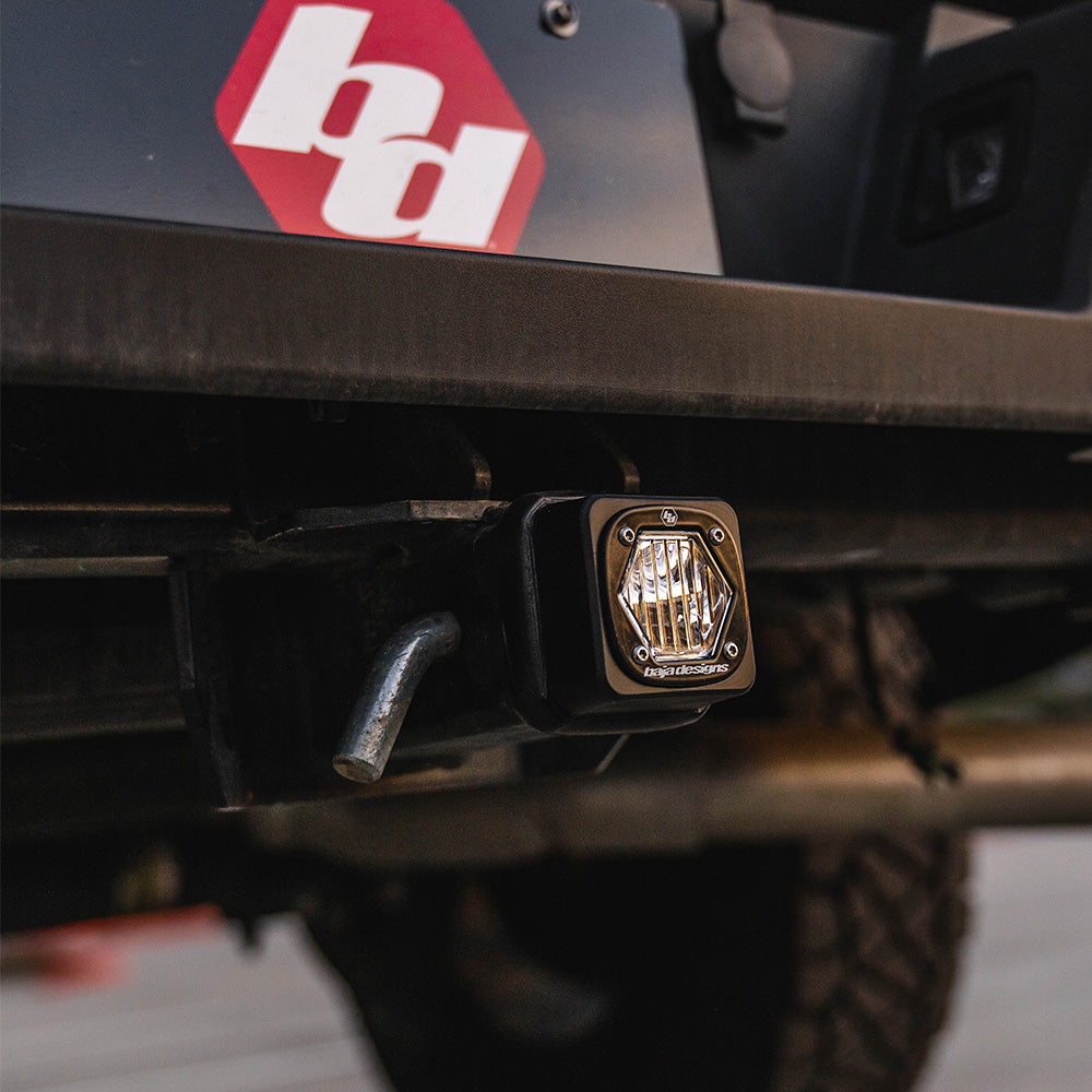 Baja Designs 448153 S1 Universal Hitch Light Kit for Select Chevrolet Avalanche, Chevrolet Colorado, Chevrolet Silverado 1500, Chevrolet Tahoe, Dodge Ram 1500, Ford Bronco, Ford F-150, Ford F-250, Ford F-350, Ford Ranger, GMC Canyon, GMC Sierra 1500, GMC