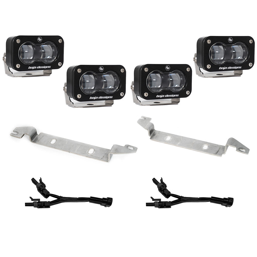 Baja Designs 448162 Toyota S2 SAE OEM Fog Light Replacement Kit for Select Toyota Tundra
