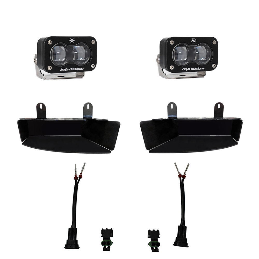Baja Designs 448165 Dodge, Ram S2 SAE Fog Pocket Light Kit for Select Ram 2500, Ram