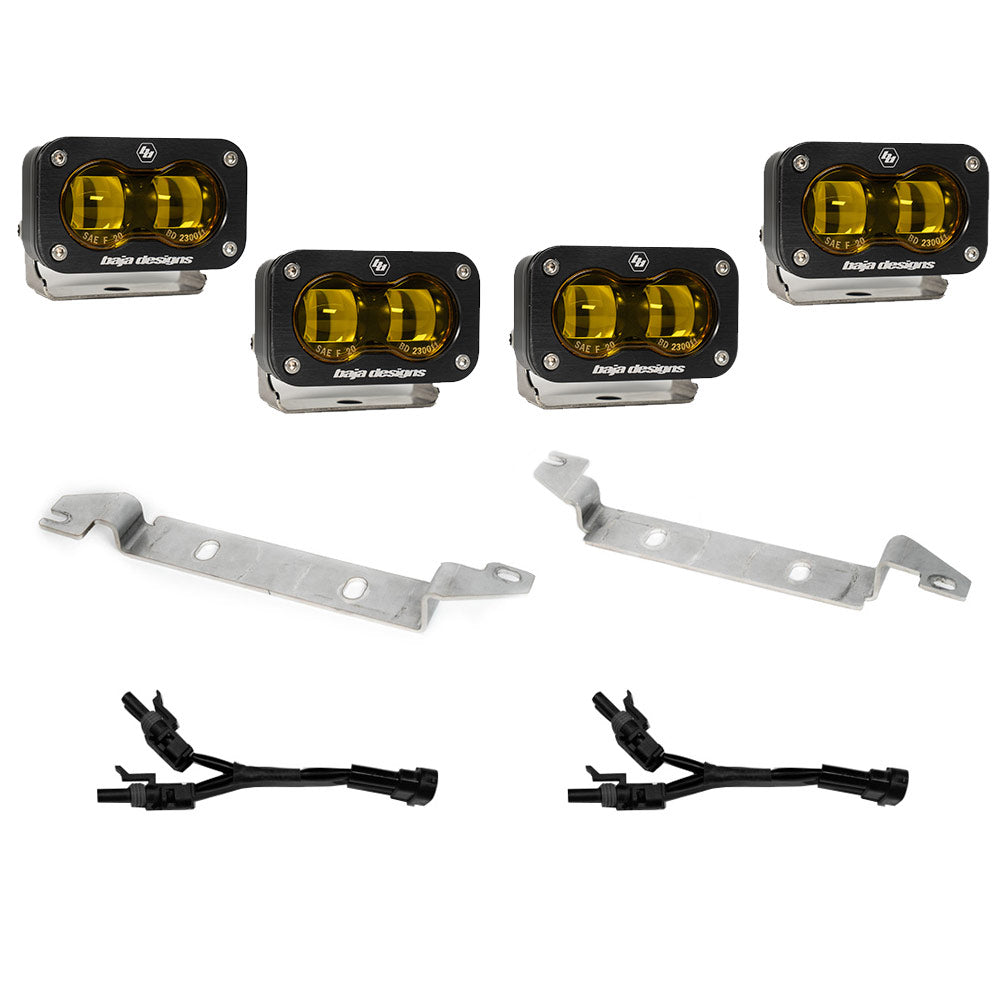 Baja Designs 448167 Toyota S2 SAE OEM Fog Light Replacement Kit for Select Toyota Tundra