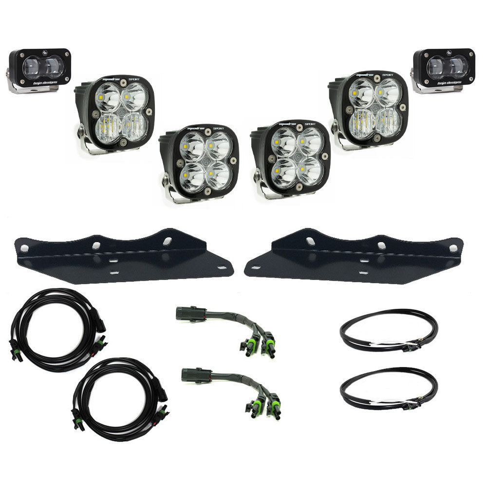 Baja Designs 448172 Ford Raptor Squadron/S2 SAE “Sportsman” Fog Pocket Light Kit for Select Ford F-150