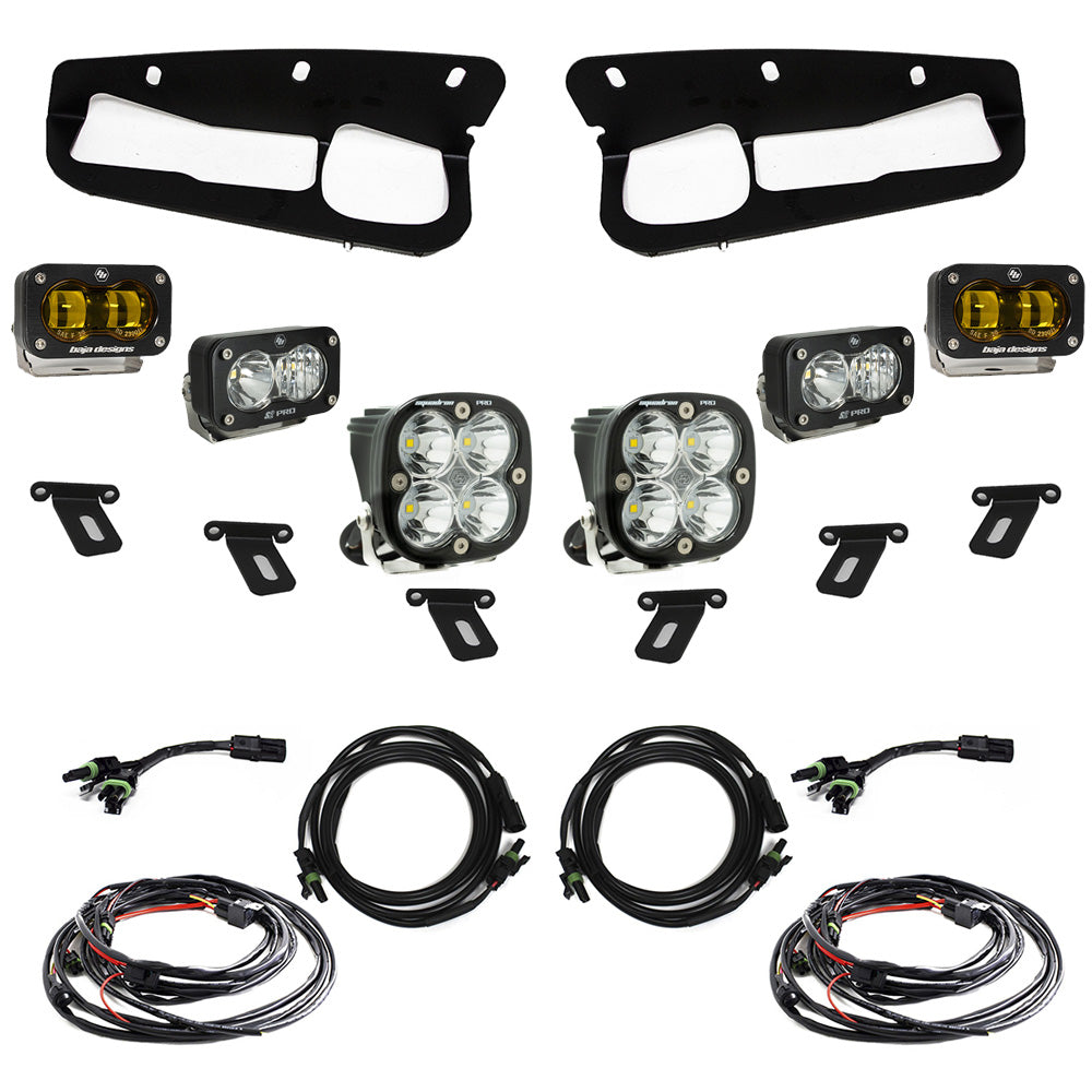 Baja Designs 448179 Ford Bronco S2 SAE “Pro” Fog Pocket Light Kit for Select Ford Bronco