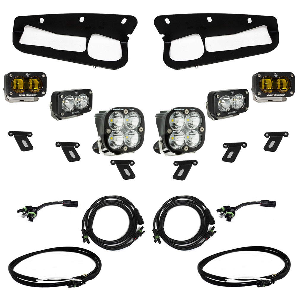 Baja Designs 448179UP Ford Bronco S2 SAE “Pro” Fog Pocket Light Kit for Select Ford Bronco