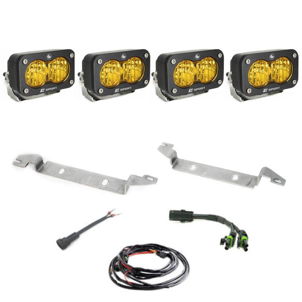 Baja Designs 448185 S2 Sport OEM Fog Light Replacement Kit for Select Toyota Sequoia