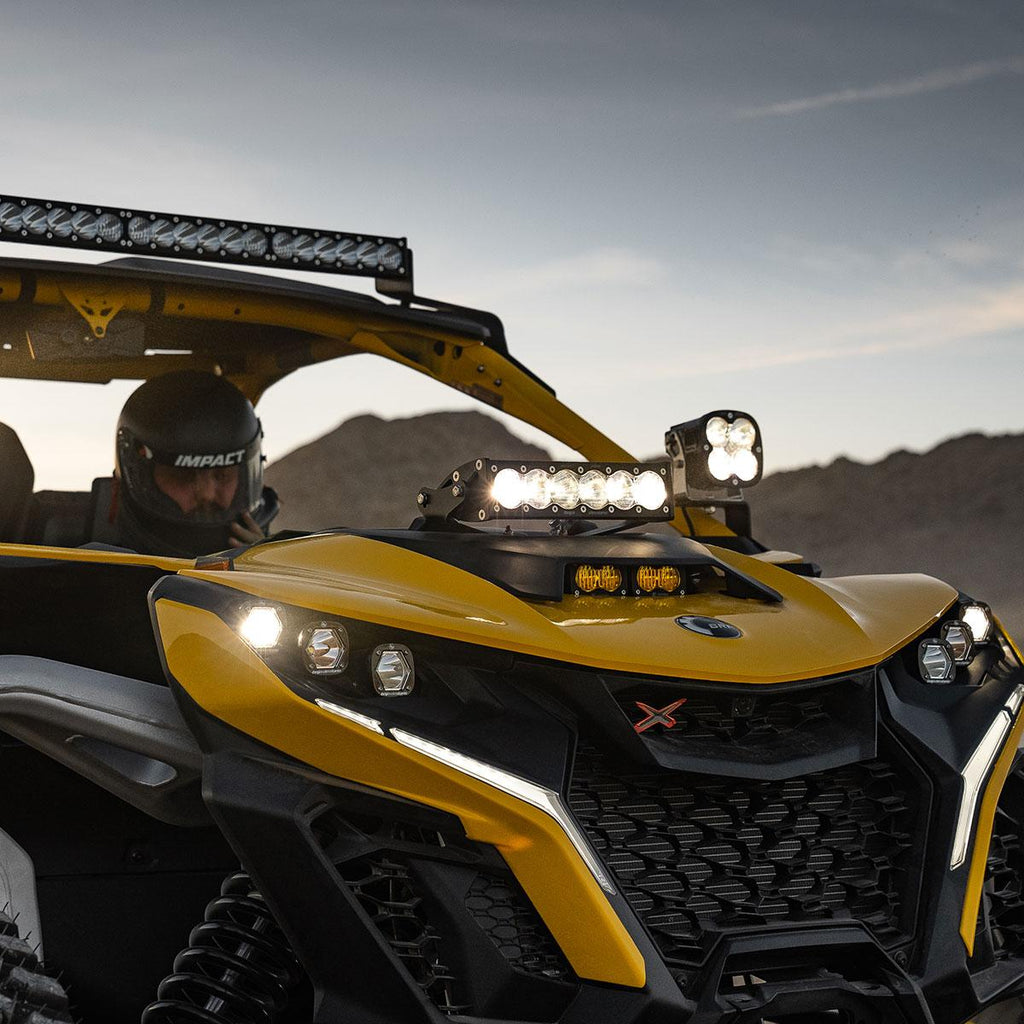 Baja Designs 448192 Can-Am Maverick R 10" OnX6+ Shock Tower Kit for Select Can-Am Maverick R