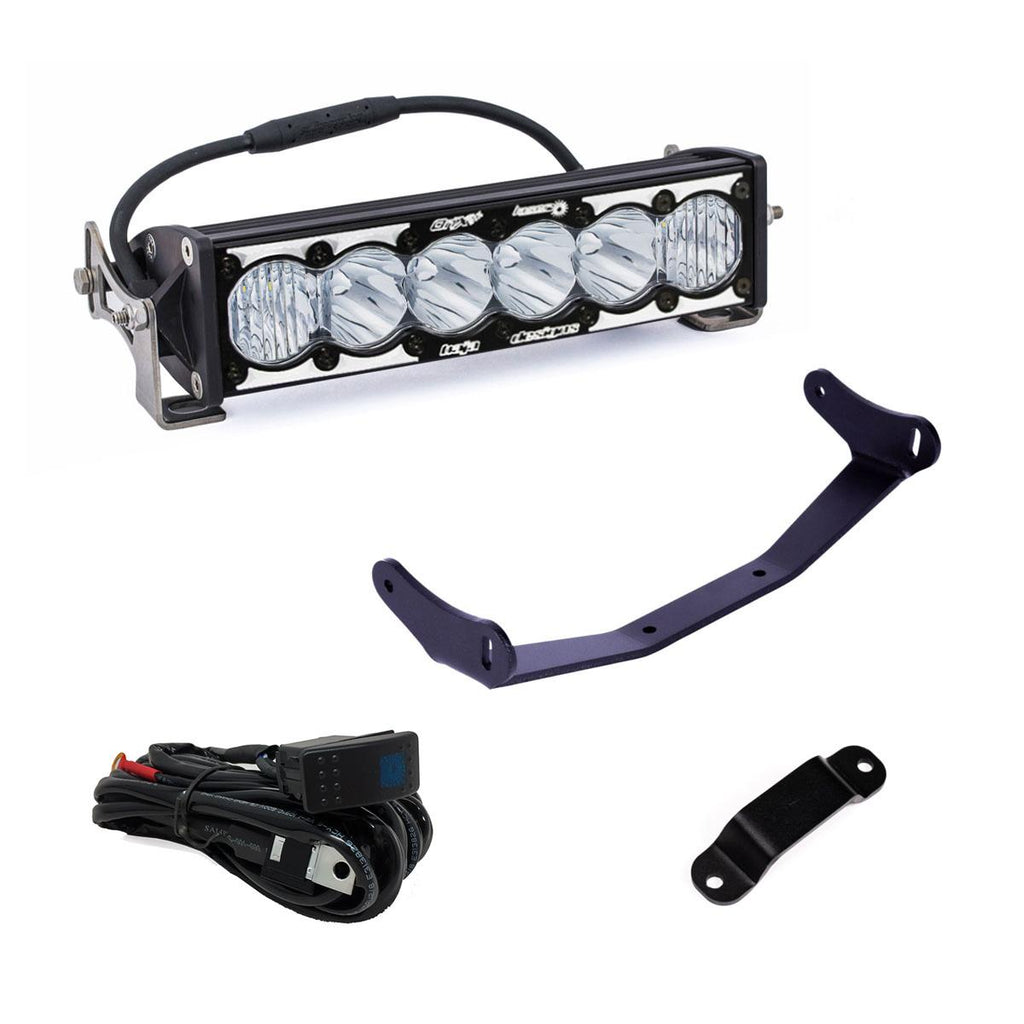 Baja Designs 448194 Can-Am Maverick R 10" OnX6+ Laser Hybrid Shock Tower Kit for Select Can-Am Maverick R