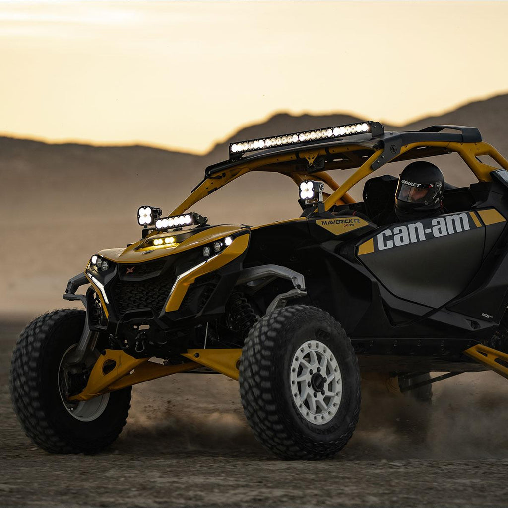 Baja Designs 448199 Can-Am Maverick R 40" OnX6+ Roof Mount Kit for Select Can-Am Maverick R