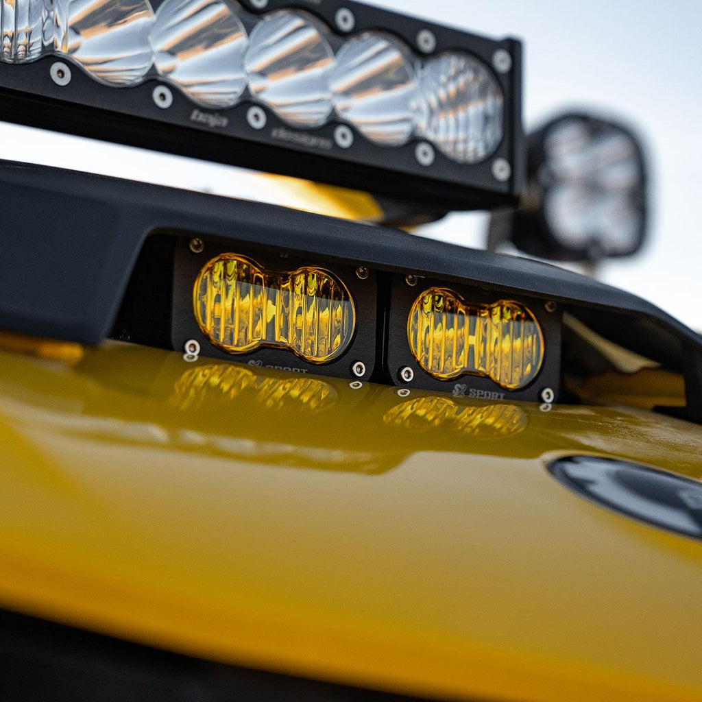 Baja Designs 448208 Can-Am Maverick R Dual S2 Pro Hood Kit for Select Can-Am Maverick R