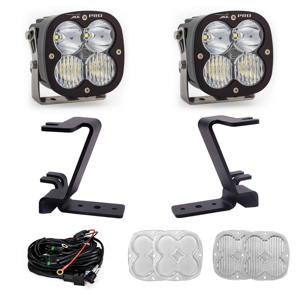 Baja Designs 448211 XL Pro A-Pillar Light Kit for Select Ford F-250 Super Duty, Ford F-350 Super Duty