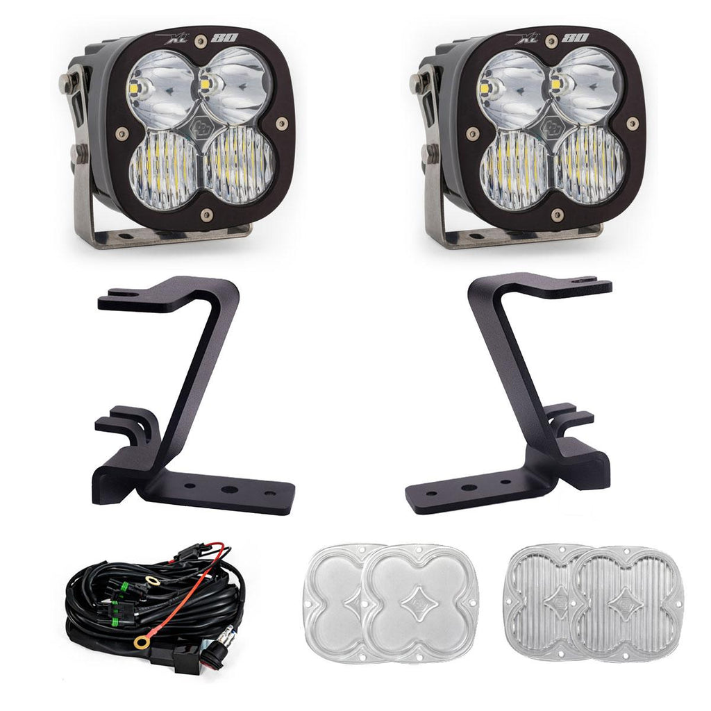 Baja Designs 448212 XL80 A-Pillar Light Kit for Select Ford F-250 Super Duty, Ford F-350 Super Duty