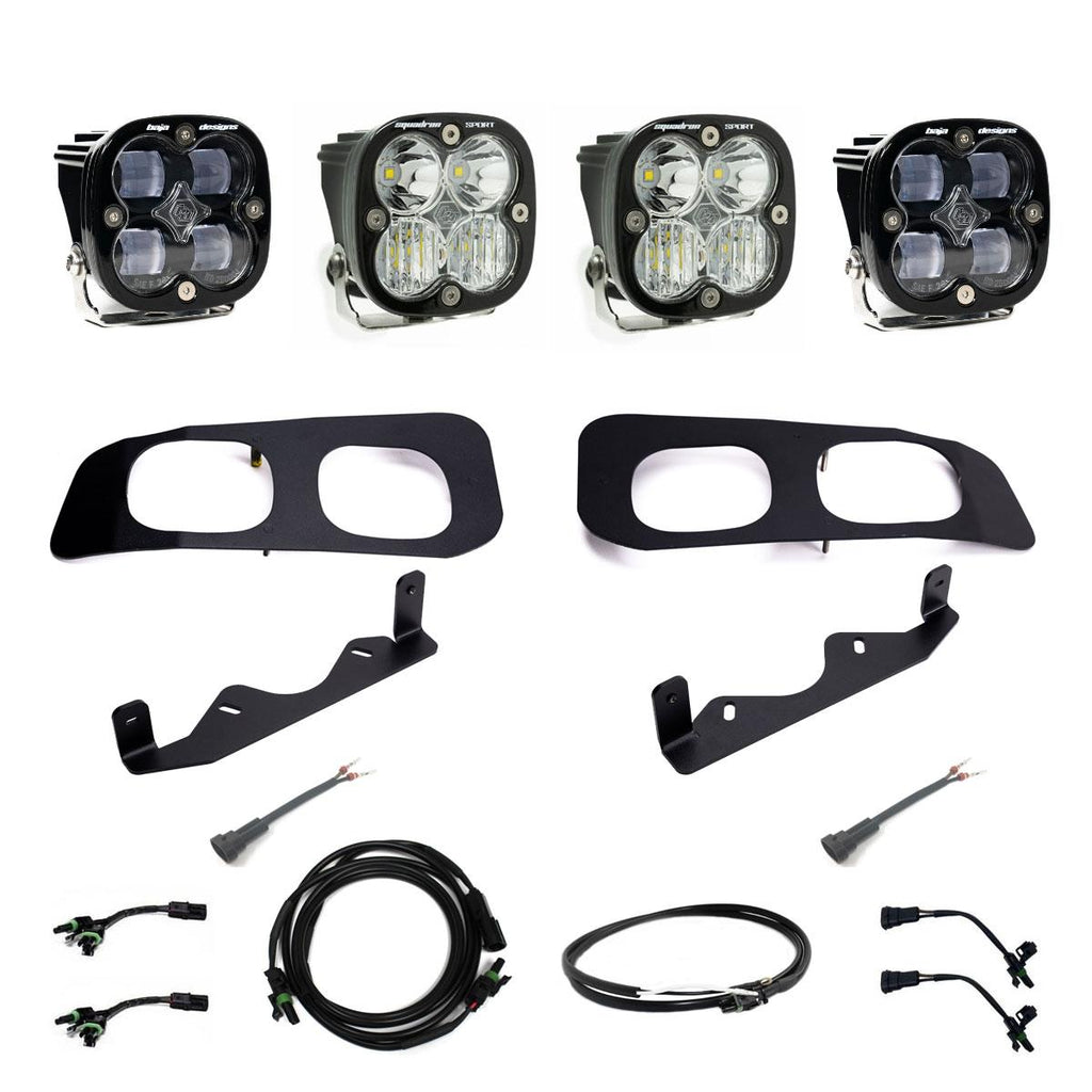 Baja Designs 448225UP Squadron SAE/Squadron Sport Dual Fog Pocket Light Kit for Select Ford F-250 Super Duty, Ford F-350 Super Duty