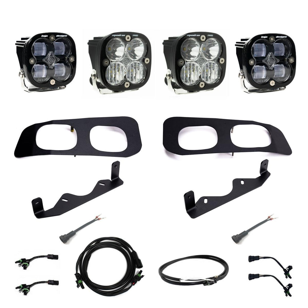 Baja Designs 448227UP Squadron SAE/Squadron Pro Dual Fog Pocket Light Kit for Select Ford F-250 Super Duty, Ford F-350 Super Duty