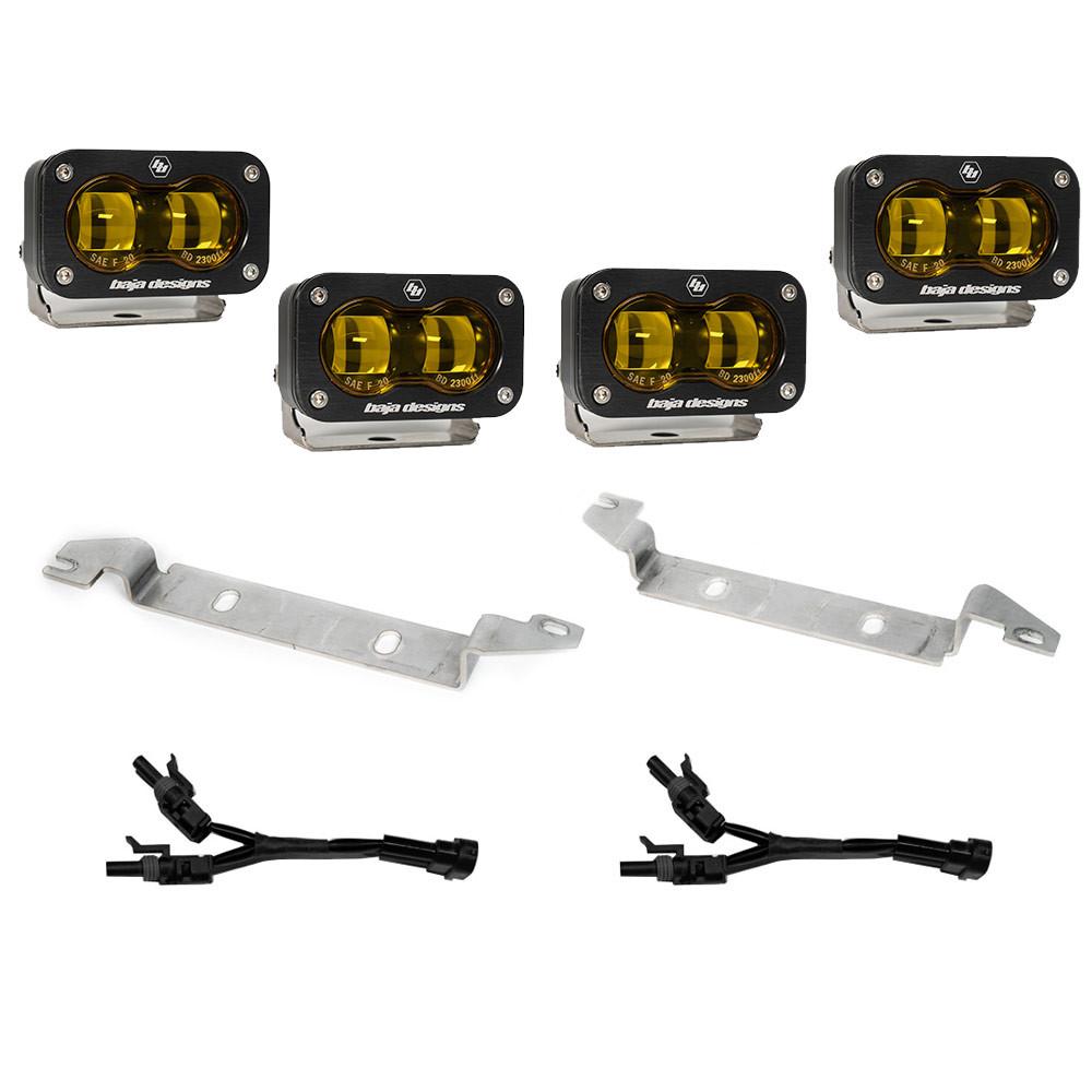 Baja Designs 448240 Toyota S2 SAE OEM Fog Light Replacement Kit for Select Toyota Tacoma