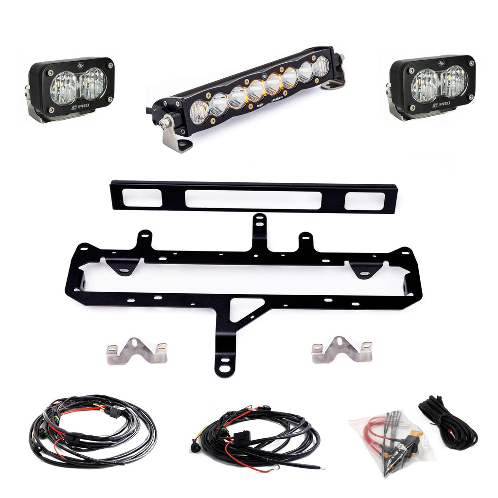 Baja Designs 448253 S8 10-inch/S2 Pro Grille Light Kit for Select Toyota Tacoma