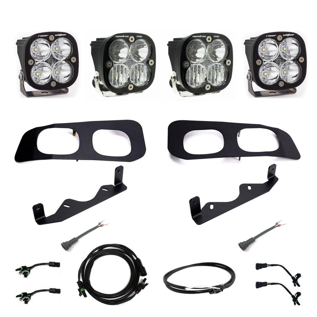 Baja Designs 448255UP Ford Squadron Racer/Squadron Pro "Unlimited" Dual Fog Pocket Light Kit for Select Ford F-250 Super Duty, Ford F-350 Super Duty