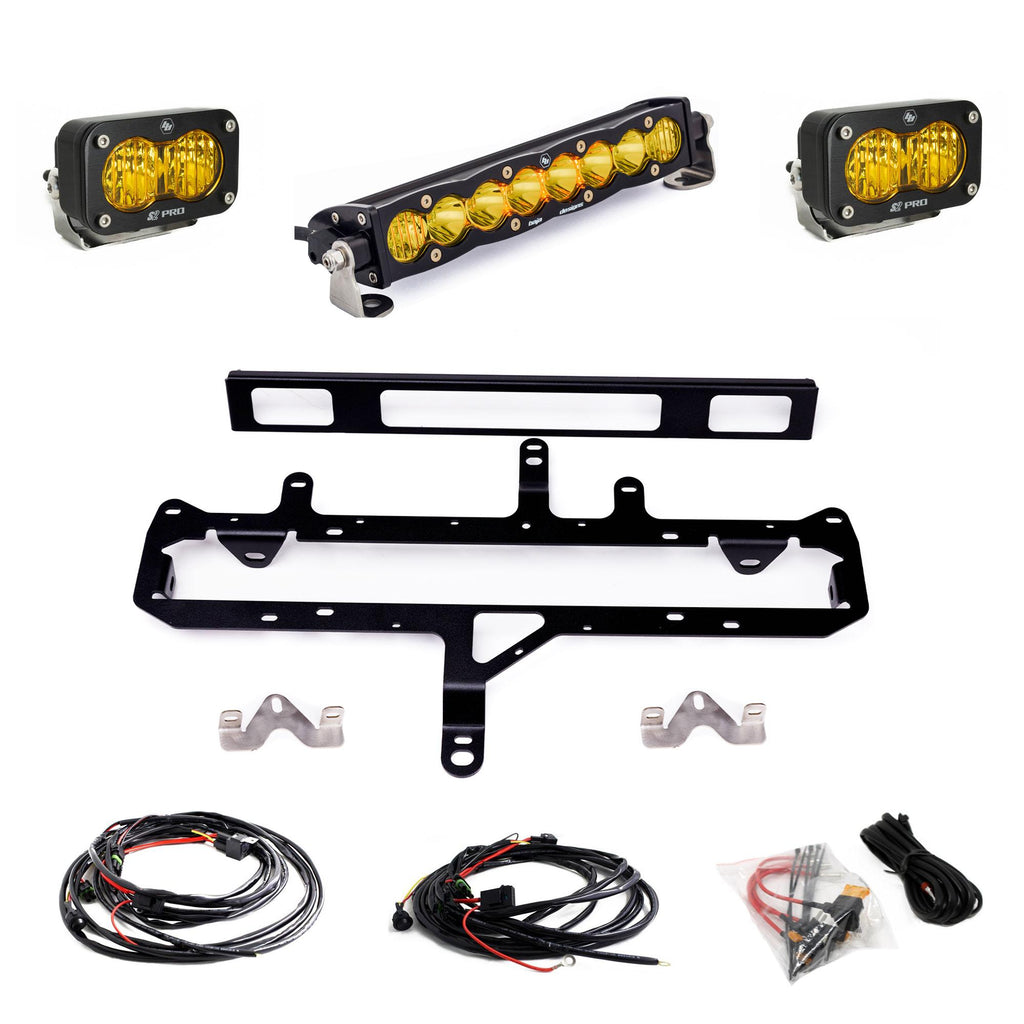 Baja Designs 448261 S8 10-inch/S2 Pro Grille Light Kit for Select Toyota Tacoma