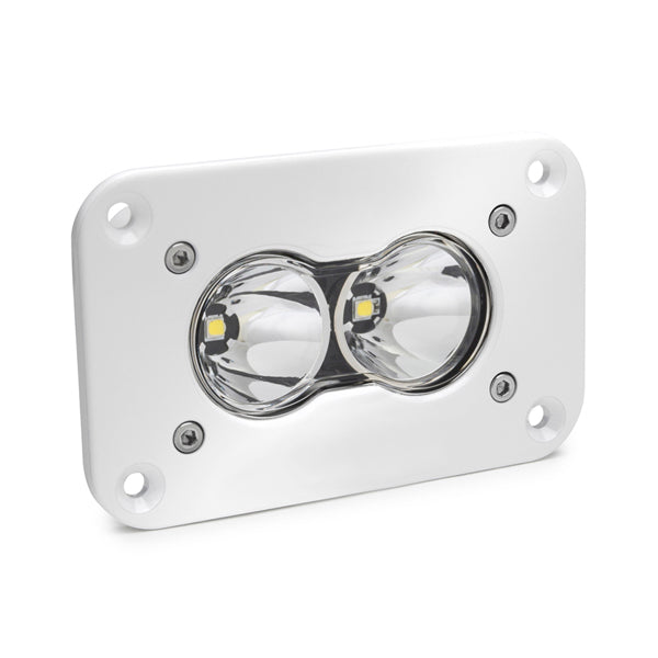 Baja Designs 481006WT S2 Pro White Flush Mount LED Auxiliary Light Pod