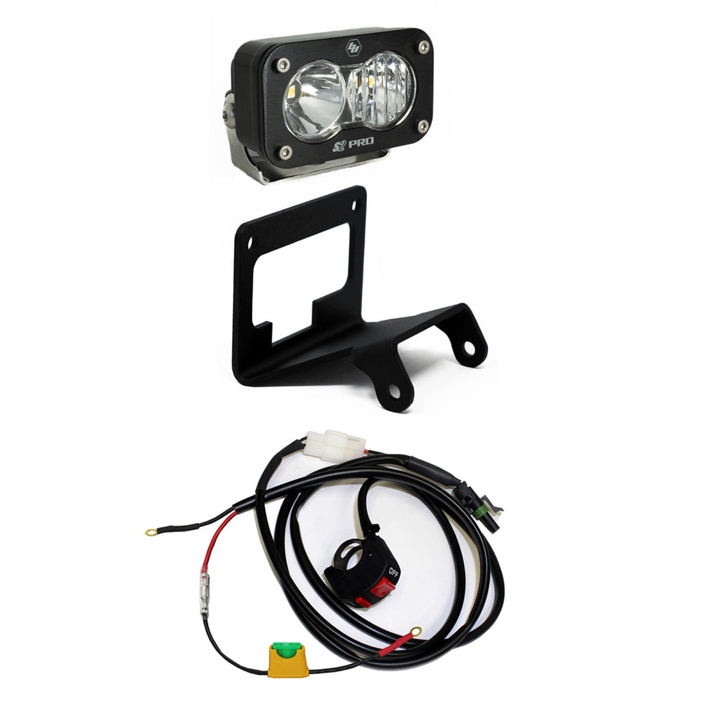 Baja Designs 487002 S2 Pro Headlight Kit for Select Honda Grom 125, Honda Grom 125 ABS
