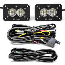 Load image into Gallery viewer, Baja Designs 487807 S2 Pro Black Flush Mount LED Light Pod Reverse Kit