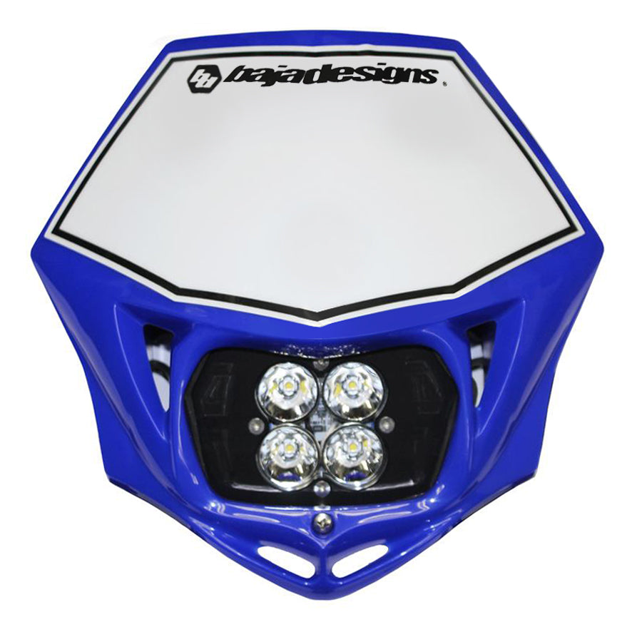 Baja Designs 497001BUAC Motorcycle Squadron Pro (A/C) Headlight Kit w/ Shell