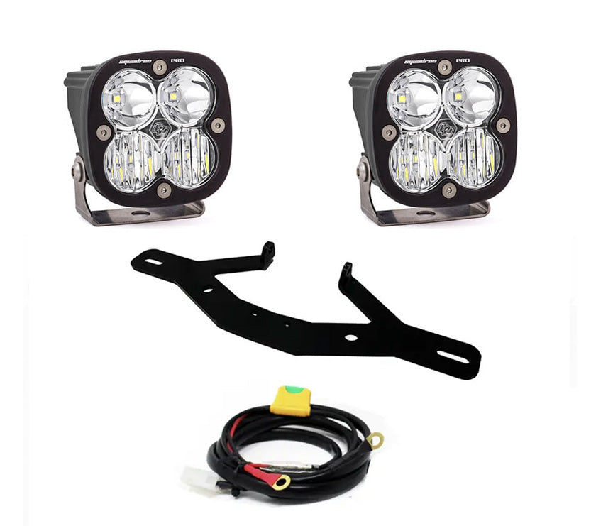 Baja Designs 497004 Squadron Pro Frame Mount Light Kit for Select KTM 390 Adventure, KTM 790 Adventure, KTM 790 Adventure R, KTM 790 Adventure R Rally, KTM 890 Adventure, KTM 890 Adventure R