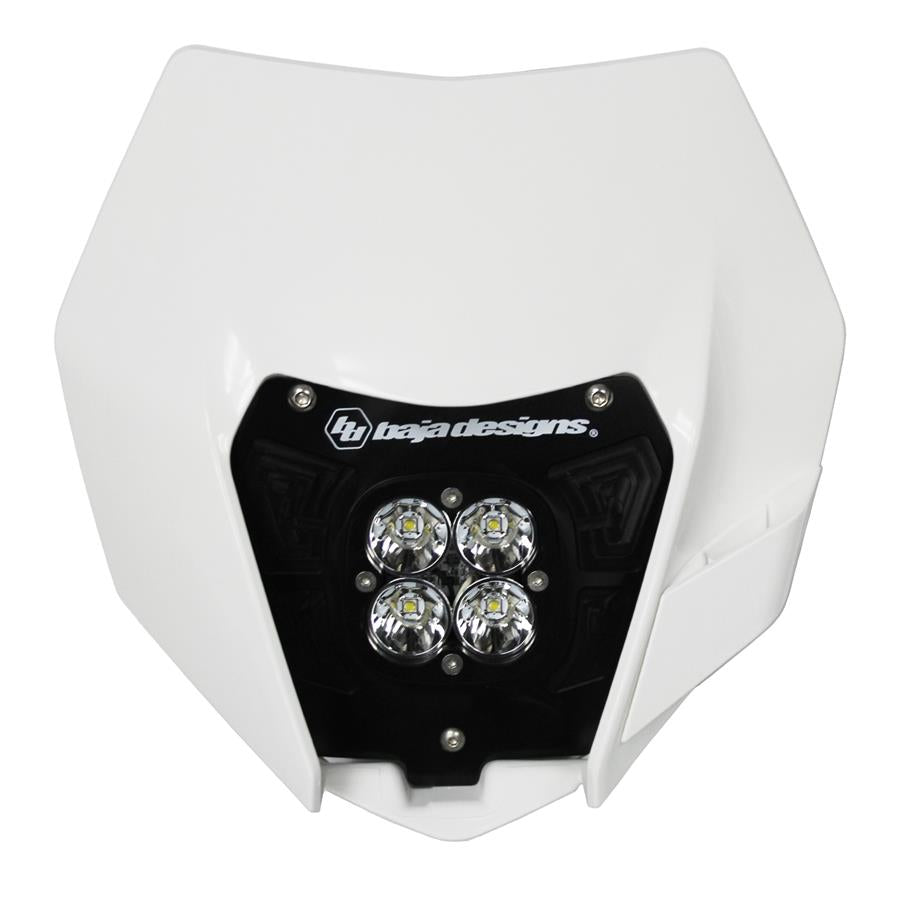 Baja Designs 497091 Squadron Pro (D/C) Headlight Kit with Shell for Select KTM 250 SX-F, KTM 250 SX-F Factory Edition, KTM 250 XC-F, KTM 250 XCF-W, KTM 350 SX-F, KTM 350 XC-F, KTM 350 XCF-W, KTM 350 XCF-W Six Days, KTM 450 XC-W, KTM 500 XC-W