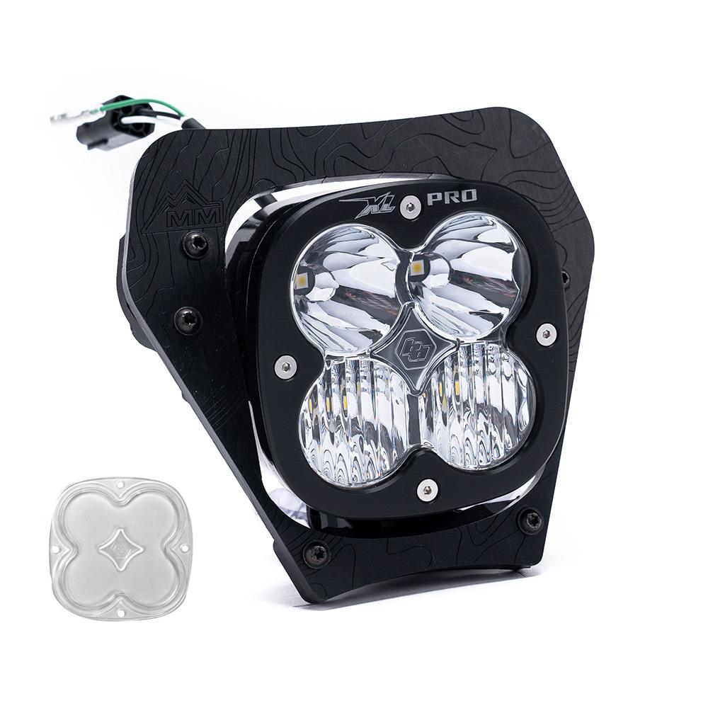 Baja Designs 507104 KTM XL Pro (D/C) Headlight Kit for Select KTM 150 XC-W, KTM 250 XC-W, KTM 300 XC-W, KTM 350 EXC-F, KTM 350 XW-F, KTM 450 XCF-W, KTM 500 EXC-F, KTM 500 XW-F