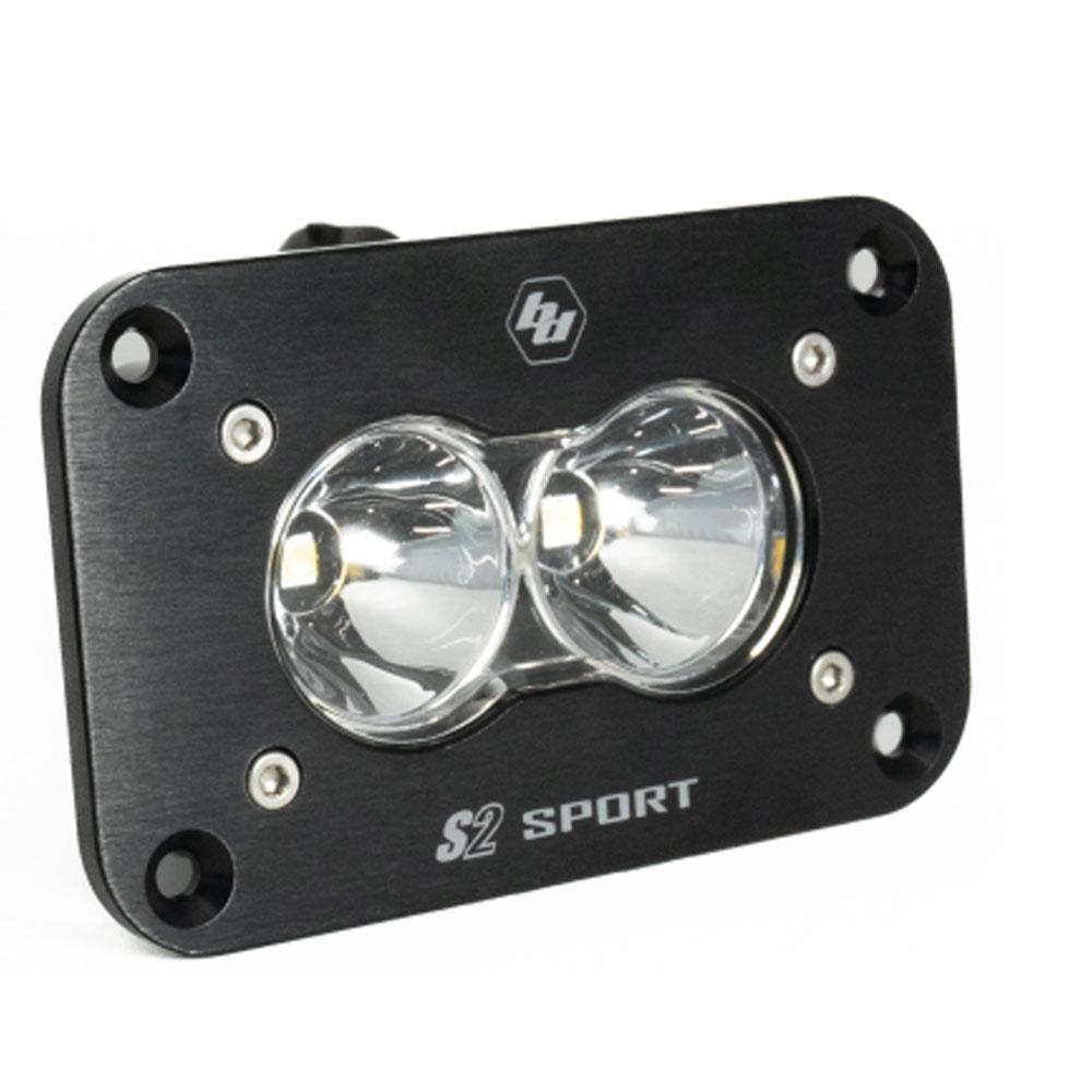 Baja Designs 541001 S2 Sport Black Flush Mount LED Auxiliary Light Pod