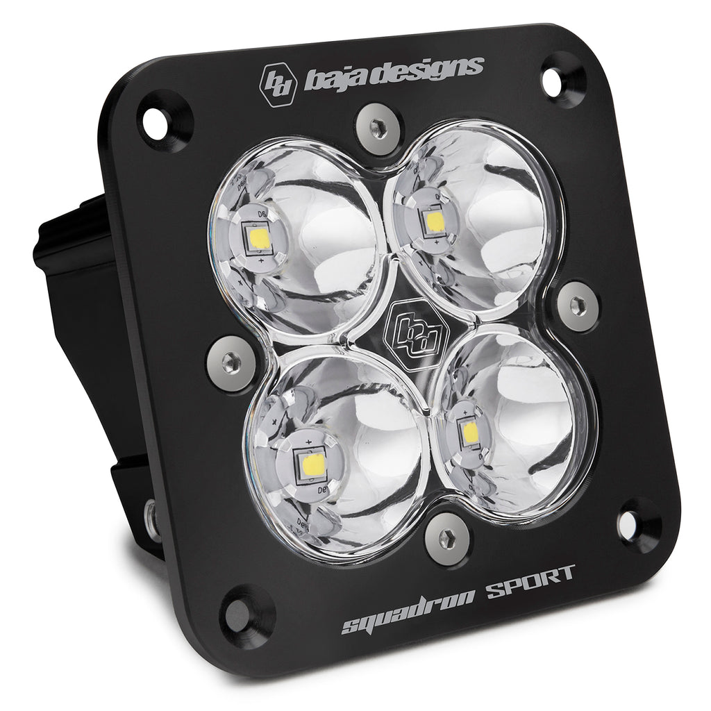 Baja Designs 551001 Squadron Sport Black Flush Mount LED Auxiliary Light Pod