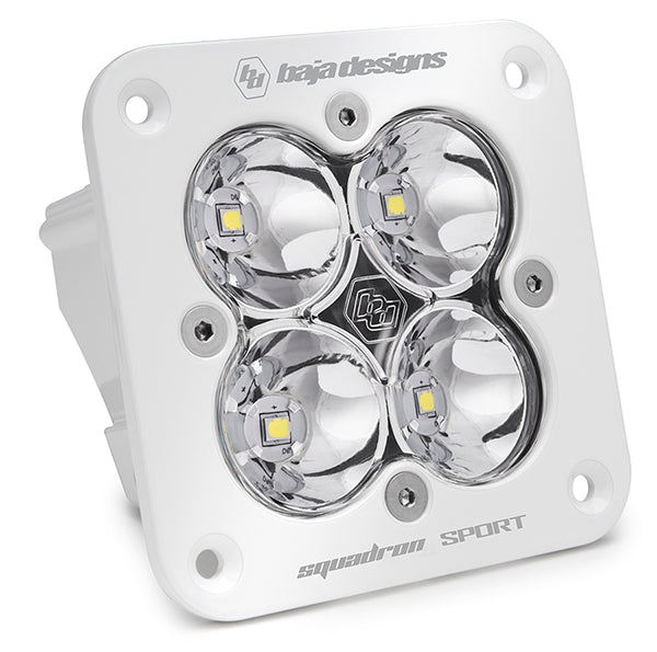 Baja Designs 551001WT Squadron Sport White Flush Mount LED Auxiliary Light Pod