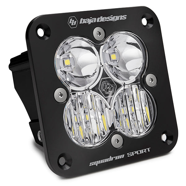 Baja Designs 551003 Squadron Sport Black Flush Mount LED Auxiliary Light Pod