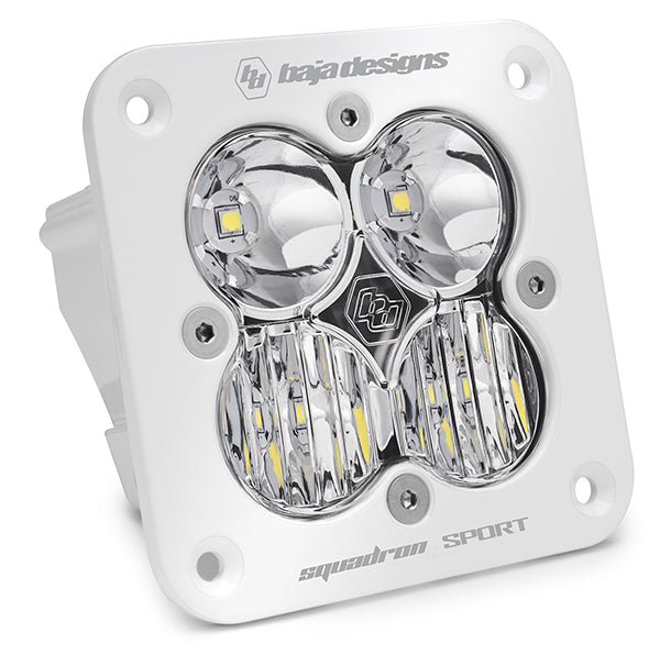 Baja Designs 551003WT Squadron Sport White Flush Mount LED Auxiliary Light Pod