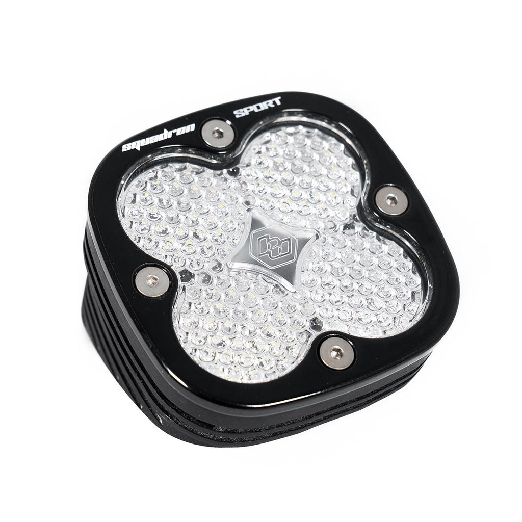 Baja Designs 552006 Squadron Sport Black Angle Mount LED Auxiliary Light Pod