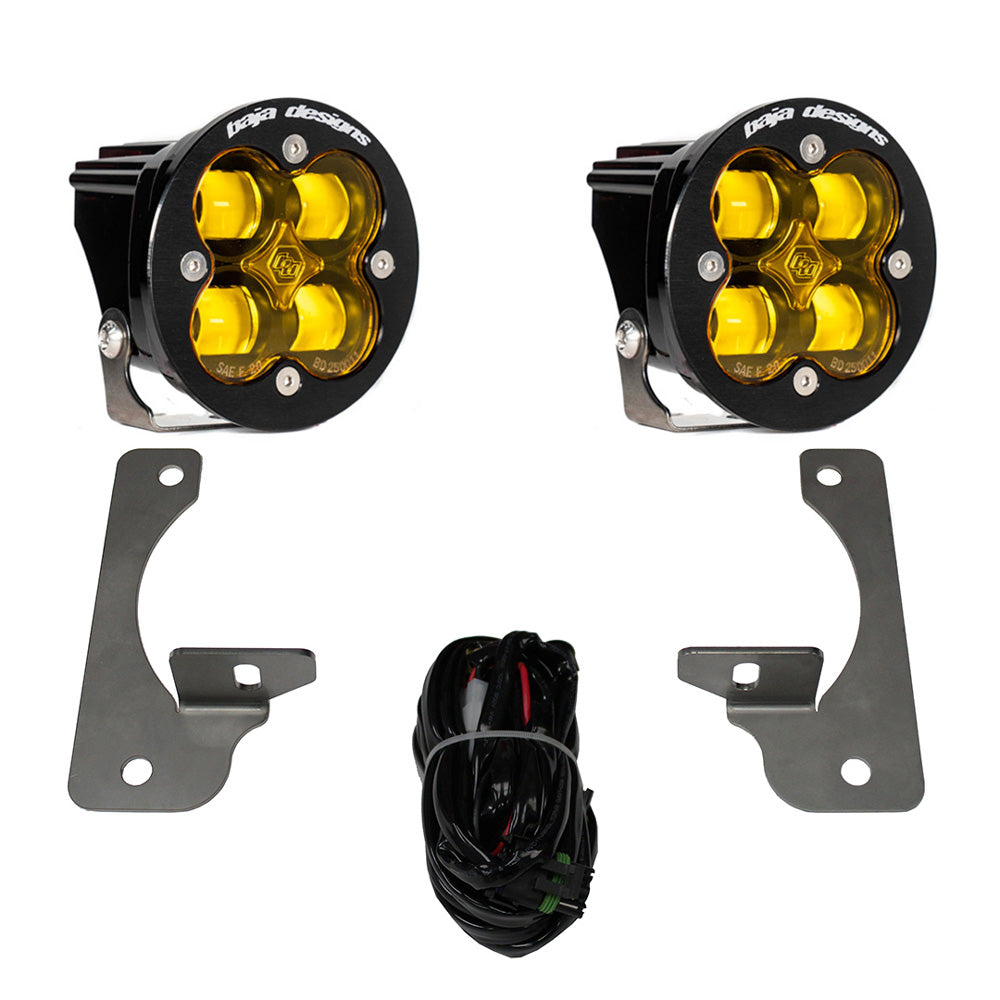 Baja Designs 587525 Squadron R SAE Fog Pocket Light Kit for Select Jeep Wrangler, Jeep Wrangler JK