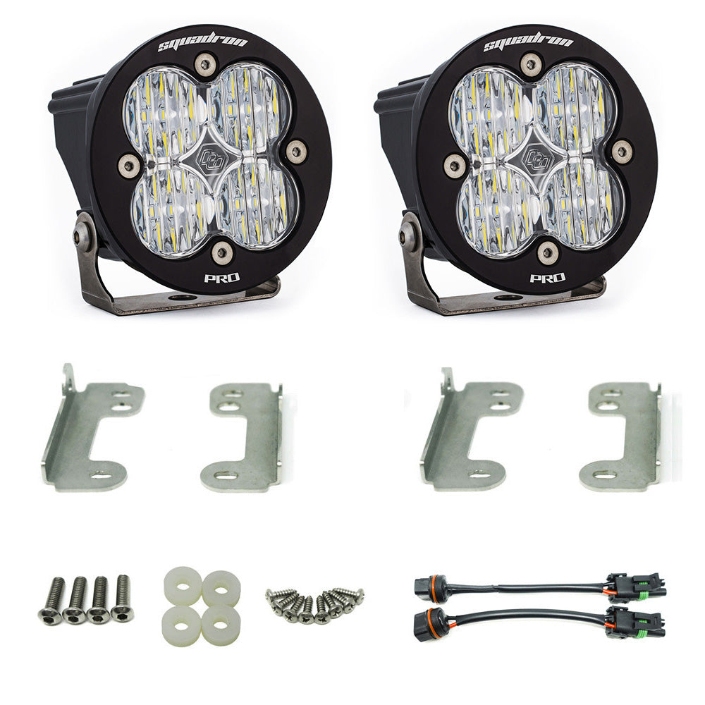 Baja Designs 597503 Squadron-R Pro Fog Pocket Light Kit for Select Jeep Wrangler, Jeep Wrangler JK