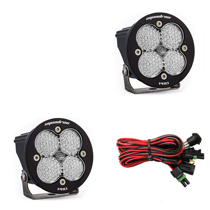 Baja Designs 597806 Squadron-R Pro Black LED Auxiliary Light Pod Pair