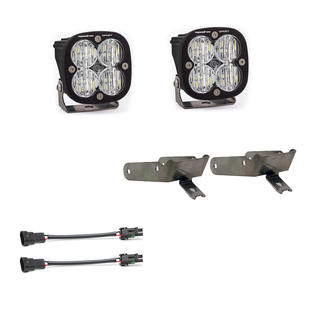 Baja Designs 630817 Squadron Sport Fog Pocket Light Kit for Select Ford F-250 Super Duty, Ford F-350 Super Duty