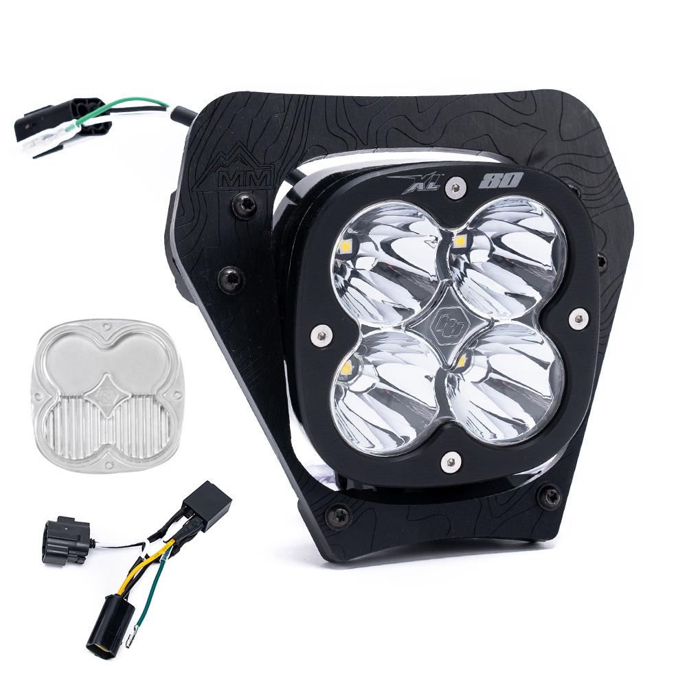 Baja Designs 677101 KTM XL80 (D/C) Headlight Kit /w Hi-Low Harness for Select KTM 350 EXC-F, KTM 350 XW-F, KTM 450 XCF-W, KTM 500 EXC-F, KTM 500 XW-F