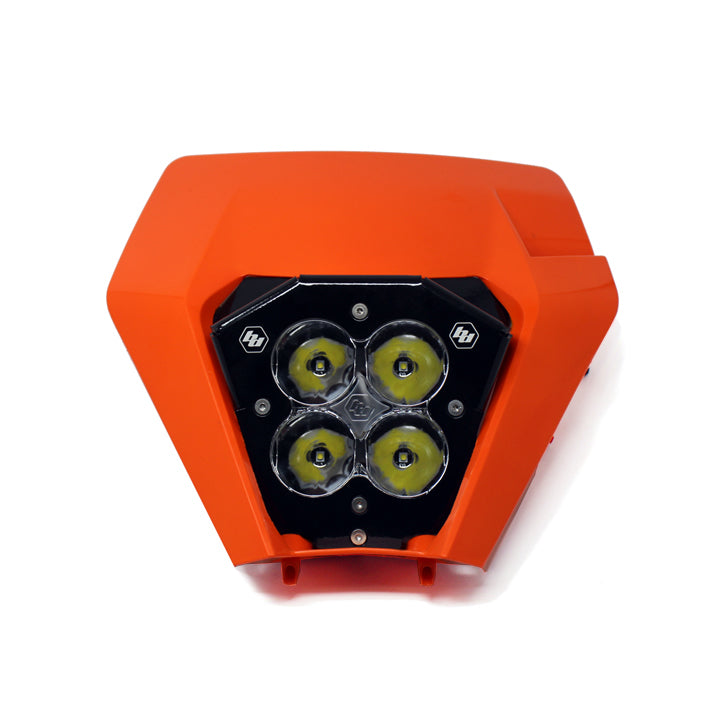 Baja Designs 677198 XL80 (D/C) Headlight Kit with Shell for Select KTM 250 EXC-F, KTM 250 XC-W TPI, KTM 300 XC-W TPI, KTM 300 XC-W TPI Six Days, KTM 350 EXC-F, KTM 450 EXC-F Six Days, KTM 500 EXC-F