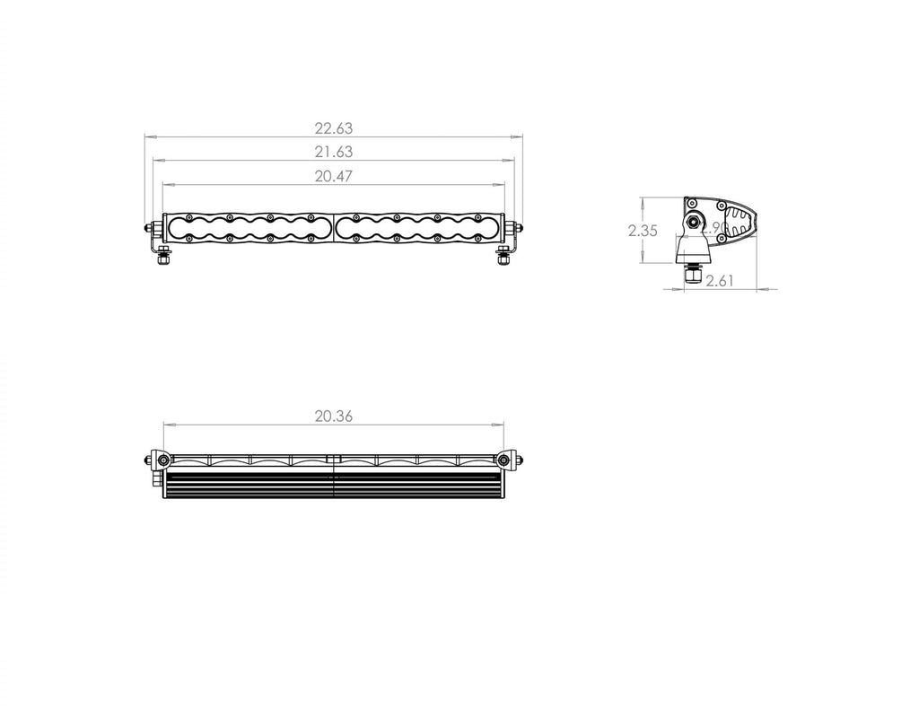 Baja Designs 702013 S8 Straight LED Light Bar