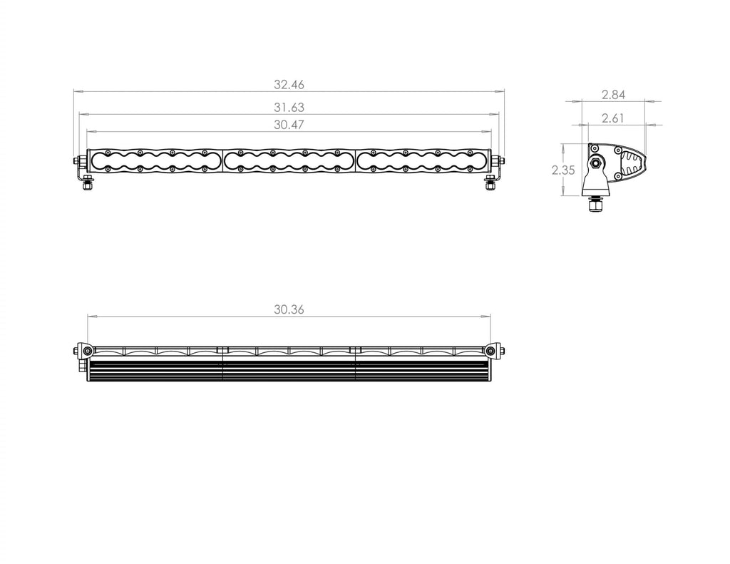 Baja Designs 703004 S8 Straight LED Light Bar