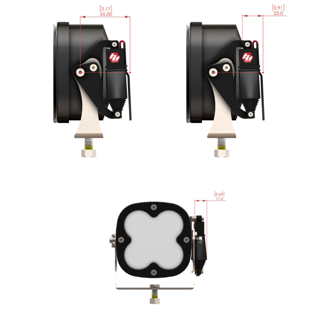 Baja Designs 80-0001 Reflex Light Actuator Kit – LP4/LP6/LP9/XL-M Housing