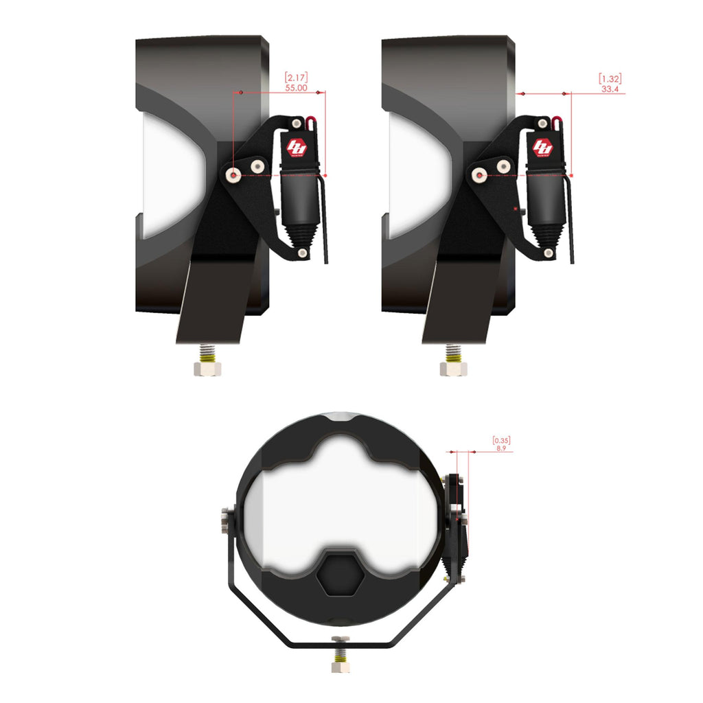 Baja Designs 80-0001 Reflex Light Actuator Kit – LP4/LP6/LP9/XL-M Housing