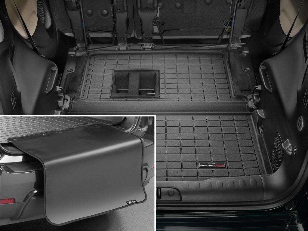 Weathertech 40621SK Cargo Liner w/Bumper Protector for Select Fiat 500L