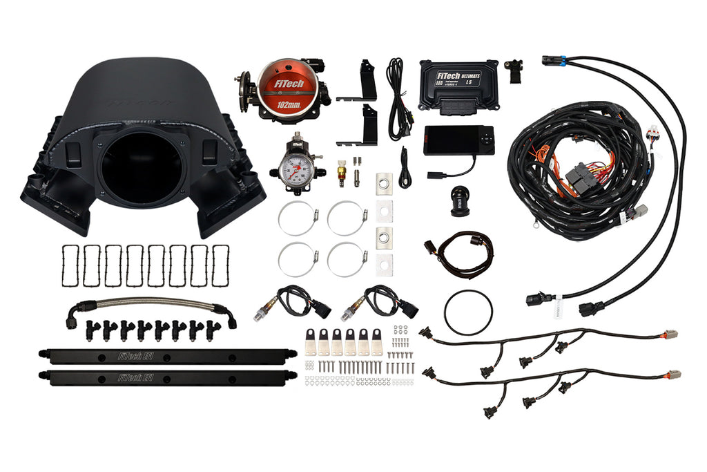 FiTECH FUEL INJECTION 70093 Ultimate Rebel LS 1000HP EFI System w/Trans Cont